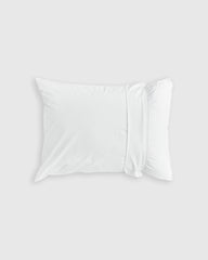 100% Cotton Pillow Protectors (Set of 2) - Standard / White