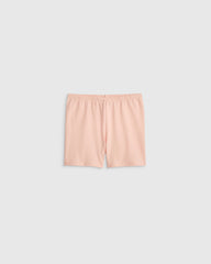 Organic Cotton Cartwheel Shorts - 6 / Soft Rose