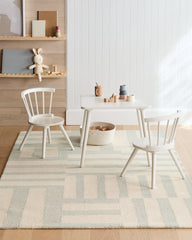 Jack Hand-Tufted Wool Rug - 3'6" x 5'6" / Blue