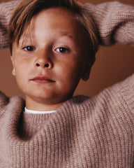 Washable Cashmere Fisherman Tunic Sweater - 6 / Oatmeal