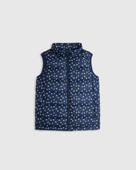 Lightweight Down Puffer Vest - 6 / Blue Colorblock