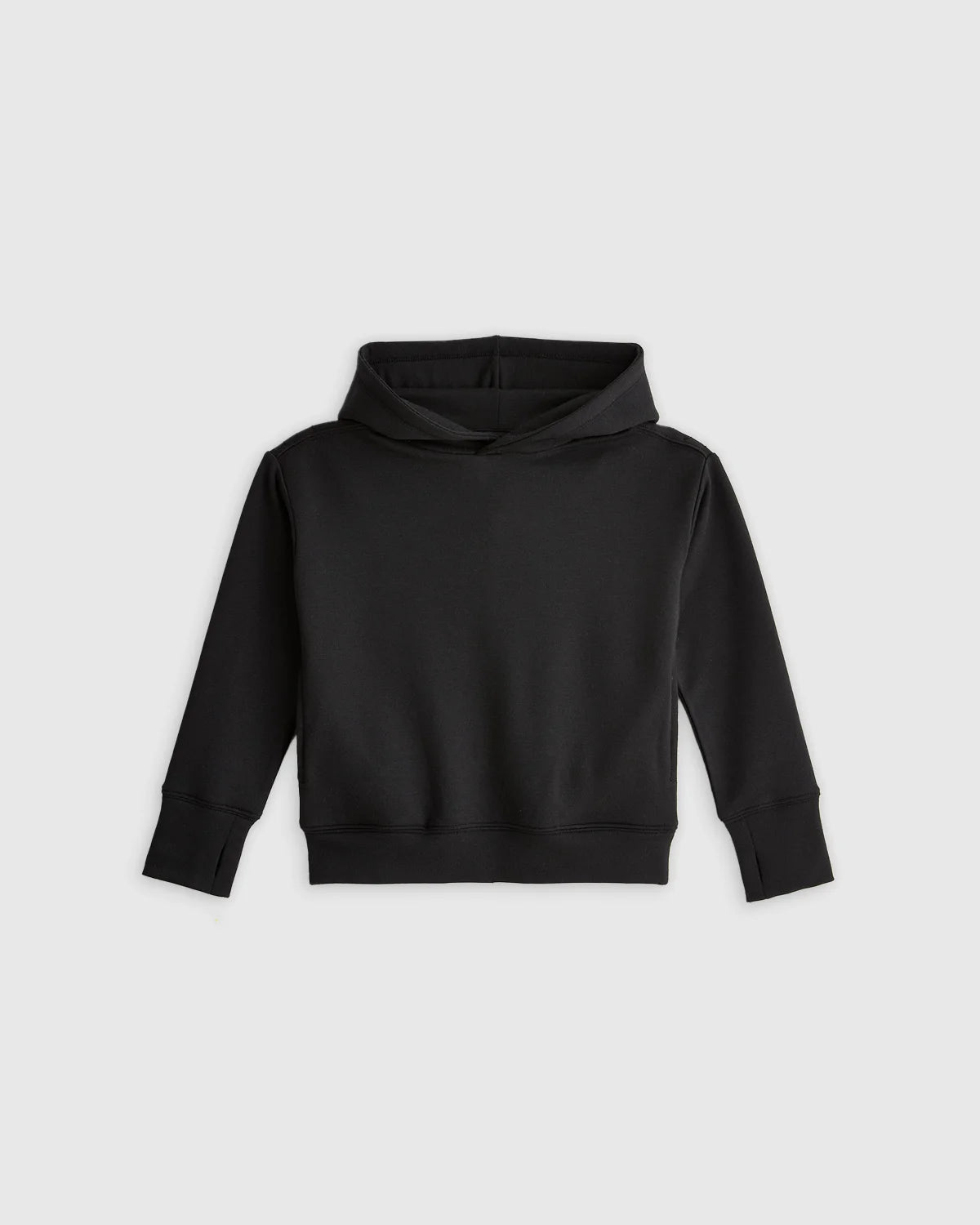 Girls SuperSoft Fleece Crop Pullover Hoodie - 2T / Off-White