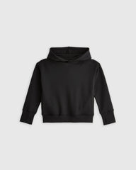 Girls SuperSoft Fleece Crop Pullover Hoodie - 2T / Off-White