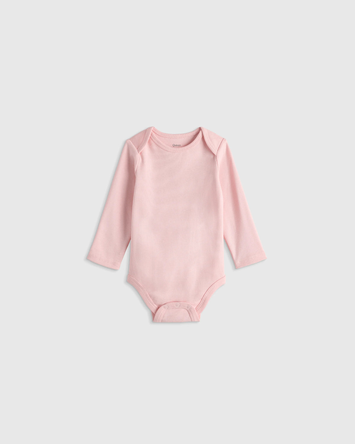 100% Organic Cotton Long Sleeve Bodysuit - 0-3M / Safari