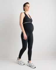Ultra-Soft Maternity Legging - XS / Heather Black