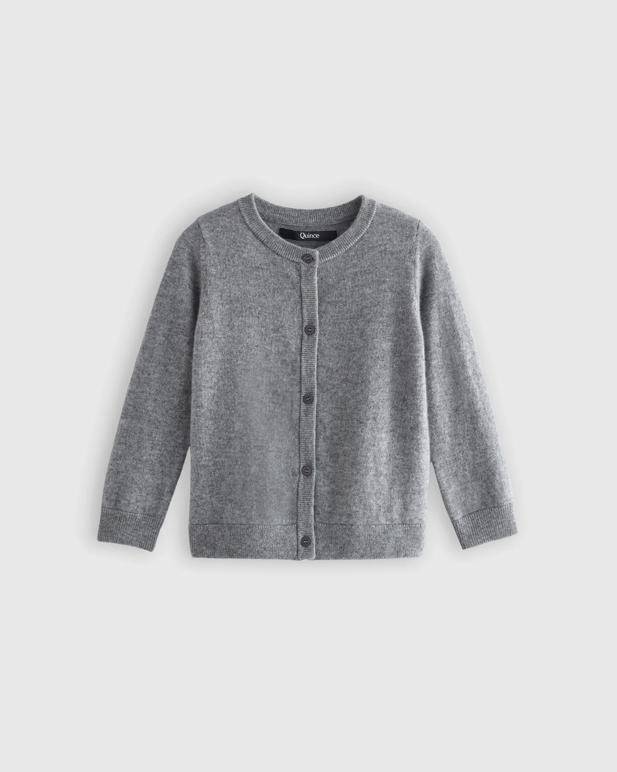 Washable Cashmere Cardigan - 6 / Heather Grey