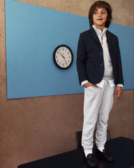Kids Italian Wool Suit Jacket - 6 / Navy