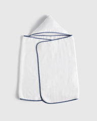 Organic Turkish Cotton Kids Hooded Towel Set 4-Pack - One Size / Light Blue