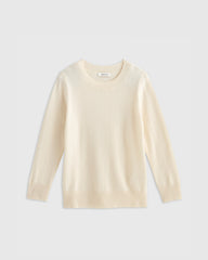 Washable Cashmere Crewneck Sweater - 6 / Heather Grey