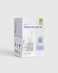 Ubbi Stainless Steel Diaper Pail Gift Set - One Size / White