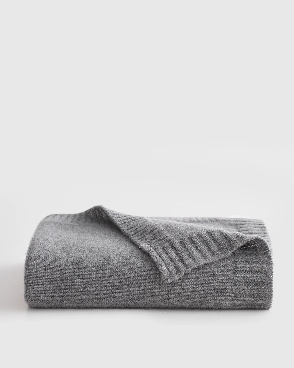 Mongolian Cashmere Luxe Knit Baby Blanket - One Size / True Navy