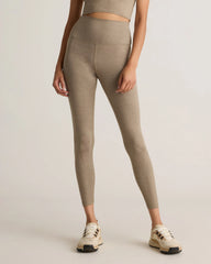 Ultra-Soft High-Rise Legging - XS / Heather Oatmeal