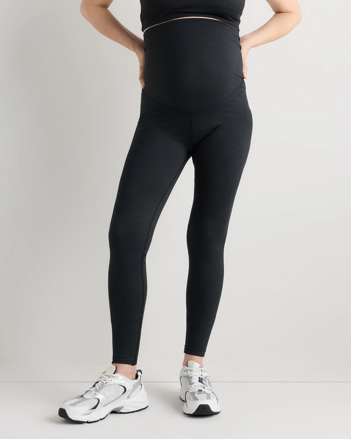 Ultra-Soft Maternity Legging - XS / Heather Black