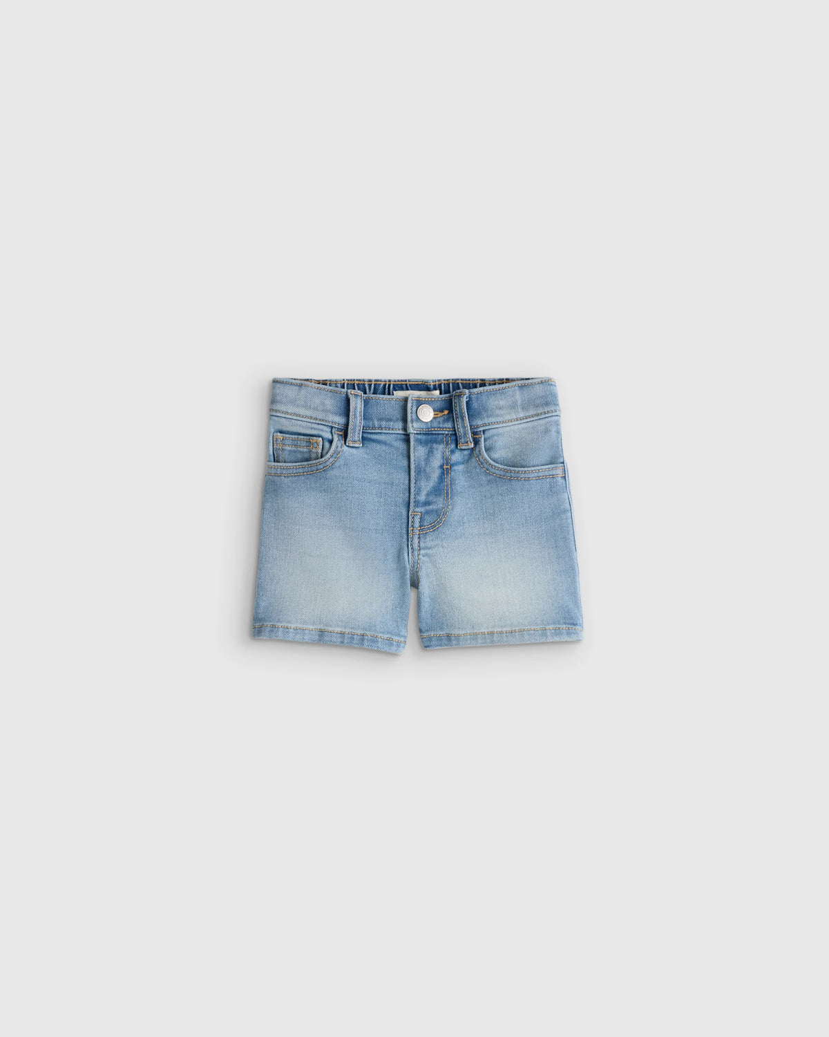 Girls Stretch Denim Short - 2T / Medium Wash