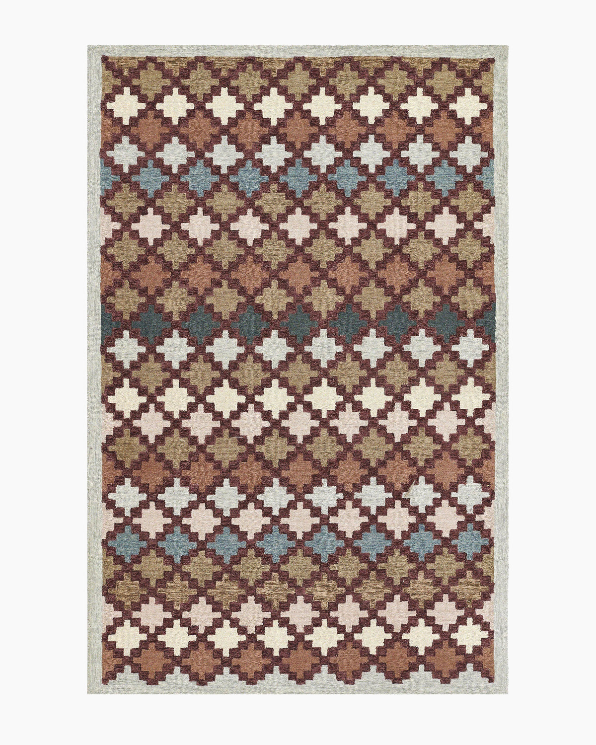 Leah Hand-Tufted Wool Rug - 5' x 8' / Multi