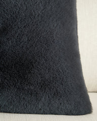 Luxury Faux Fur Pillow Cover - 20x20 / Slate