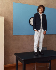 Kids Italian Wool Suit Jacket - 6 / Navy