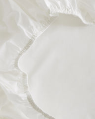 Organic Percale Gingham Crib Sheet 2-Pack - One Size / Blue Fog