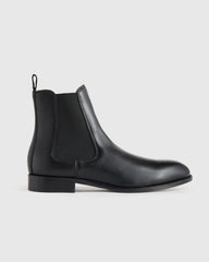 Essential Leather Dress Chelsea Boot - 7 / Black