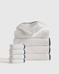 Organic Turkish Cotton Kids Bath Bundle 8-Pack - One Size / Light Blue