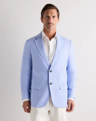 100% European Linen Blazer - XS / French Blue