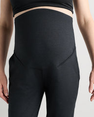 Ultra-Soft Maternity Joggers - XS / Heather Black