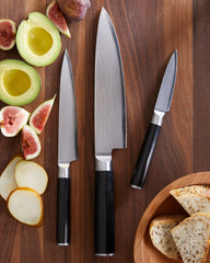 Essential Japanese Damascus Steel Knife Set - One Size / No Color