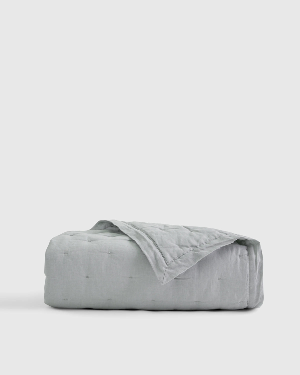European Linen Toddler Dream Quilt - One Size / White