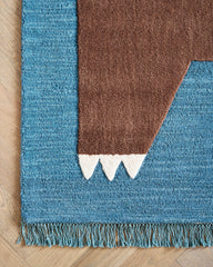 Playful Animals Hand-Tufted Wool Rug - 3' x 5' / Bear