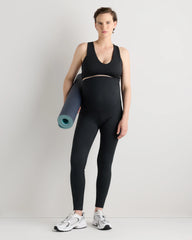 Ultra-Soft Maternity Legging - XS / Heather Black