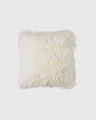 Luxe Mongolian Lamb Pillow Cover - 20x20 / Khaki