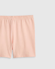 Organic Cotton Cartwheel Shorts - 6 / Soft Rose
