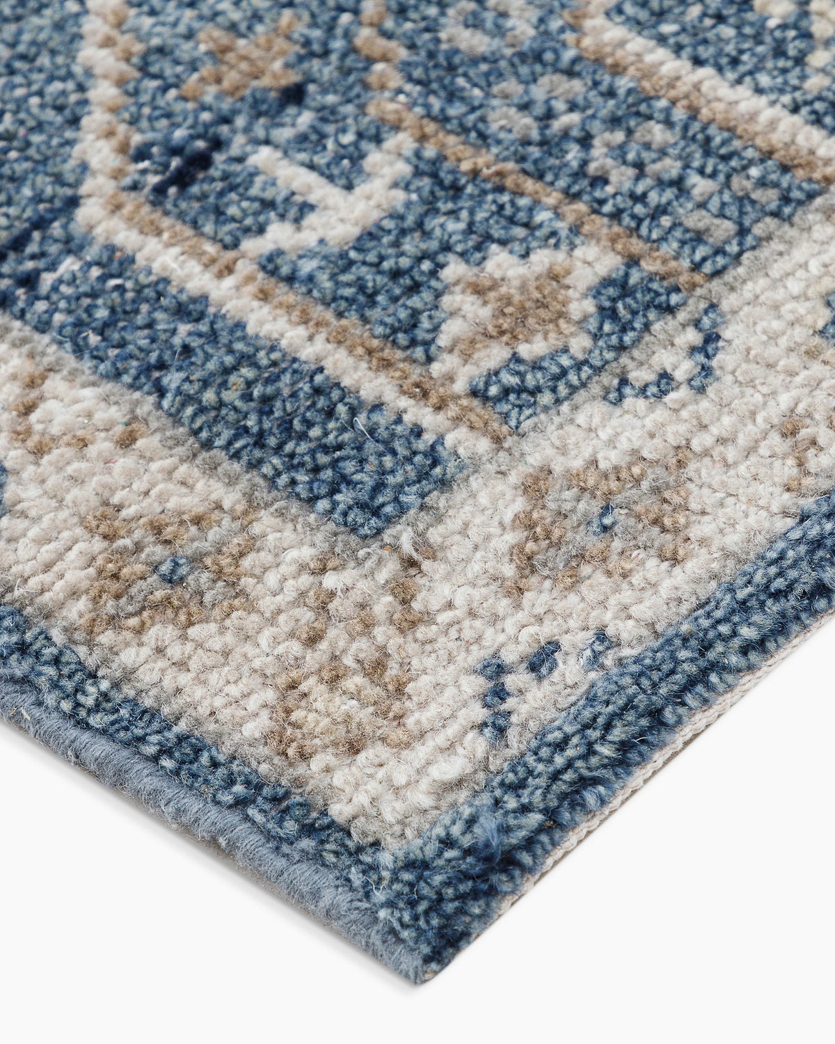 Fara Hand-Knotted Wool Rug - 3' x 5' / Blue