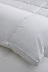 100% Cotton Pillow Protectors (Set of 2) - Standard / White