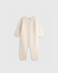 Washable Cashmere Romper - 0-3M / Ivory