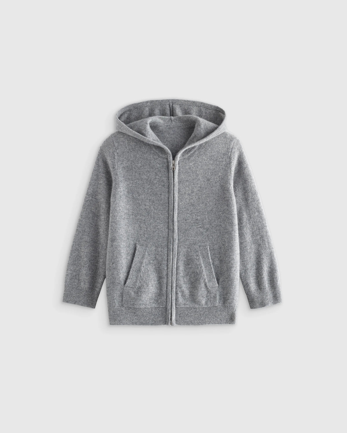 Washable Cashmere Full Zip Hoodie - 2T / True Navy