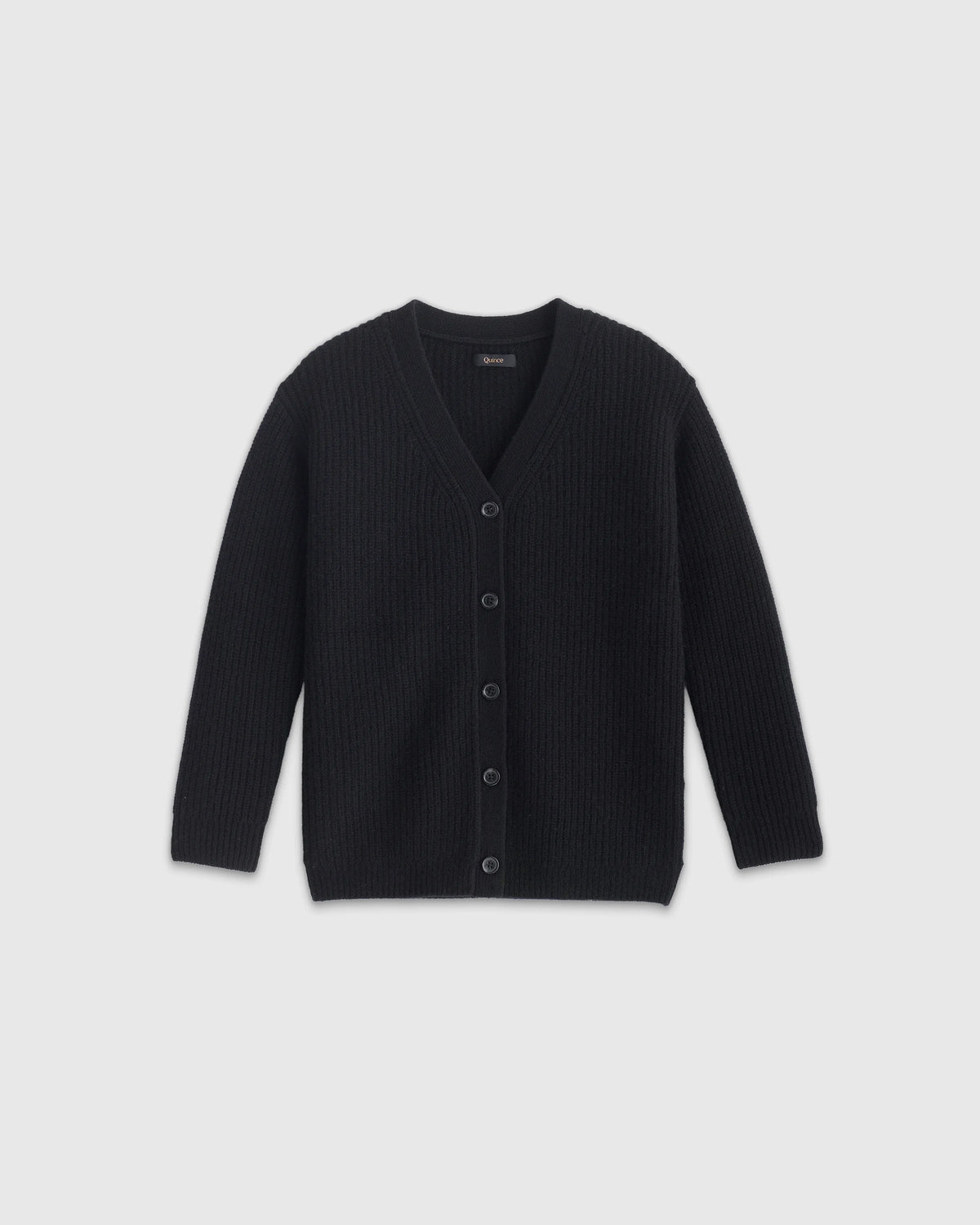 Washable Cashmere Oversized Fisherman Cardigan - 2T / Heather Grey
