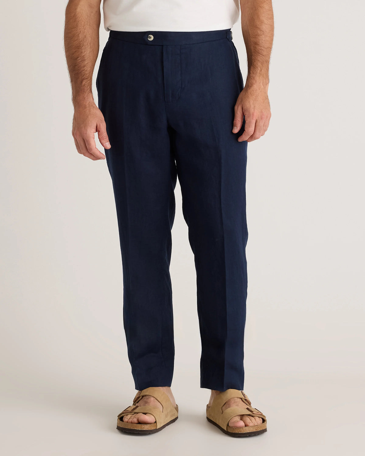 100% European Linen Dress Pants - 30X30 / Deep Navy