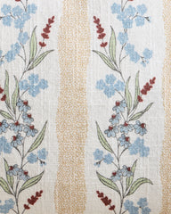 Wildflower Cotton Pillow Cover (Set of 2) - 12x20 / Tan Stripe