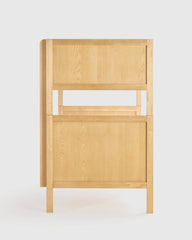 Natural Wood Twin over Twin Convertible Bunk Bed - One Size / Natural Wood