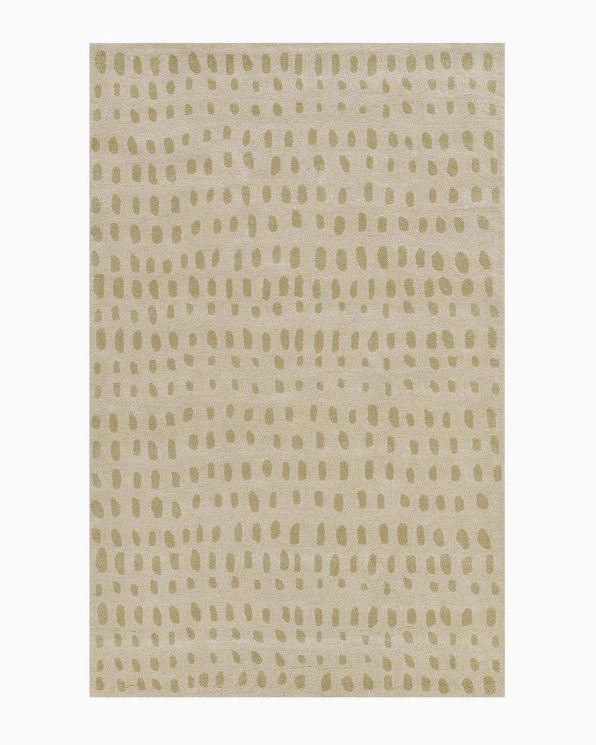 Painterly Dots Hand-Tufted Wool Rug - 3'6" x 5'6" / Navy