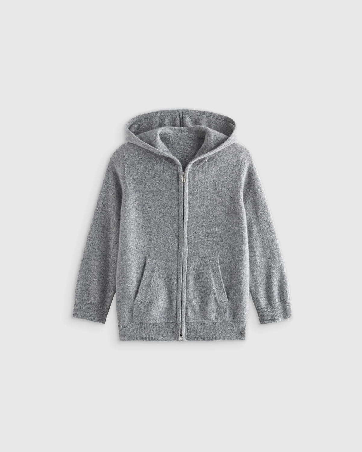 Washable Cashmere Full Zip Hoodie - 3-6M / True Navy